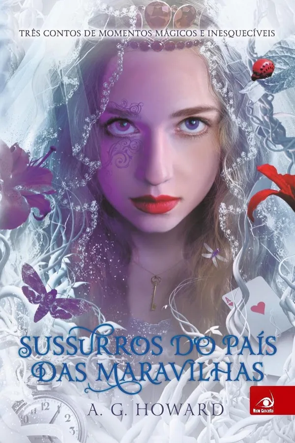 Capa de Sussurros do Pais das Maravilhas, de A. G. Howard