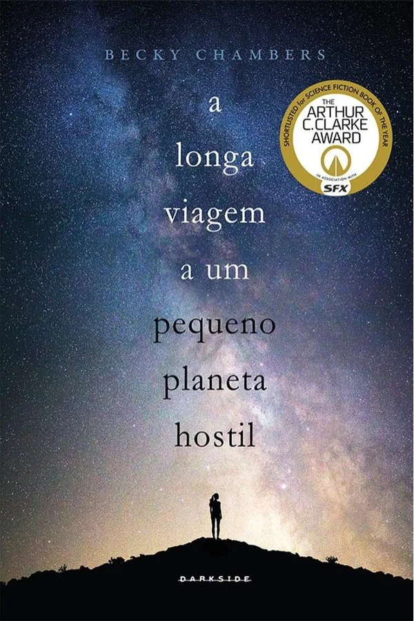 Capa de A Longa Viagem a Um Pequeno Planeta Hostil, de Becky Chambers
